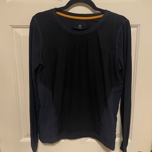 Champion Navy Long Sleeve Athletic Top